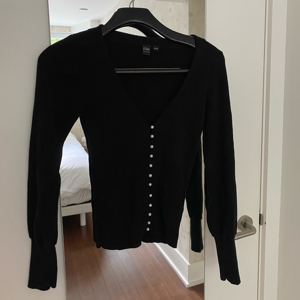 Pearl button cardigan